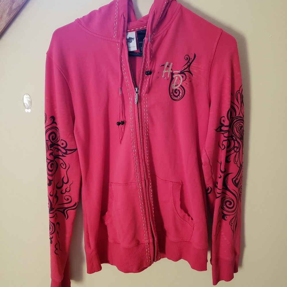 Harley Davidson zip up hoodie